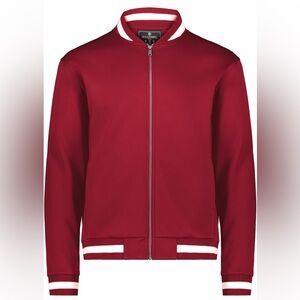 🎁 5 for $15🎁 Holloway Men's V-Street Full Zip Jacket| scarlet, white| size s